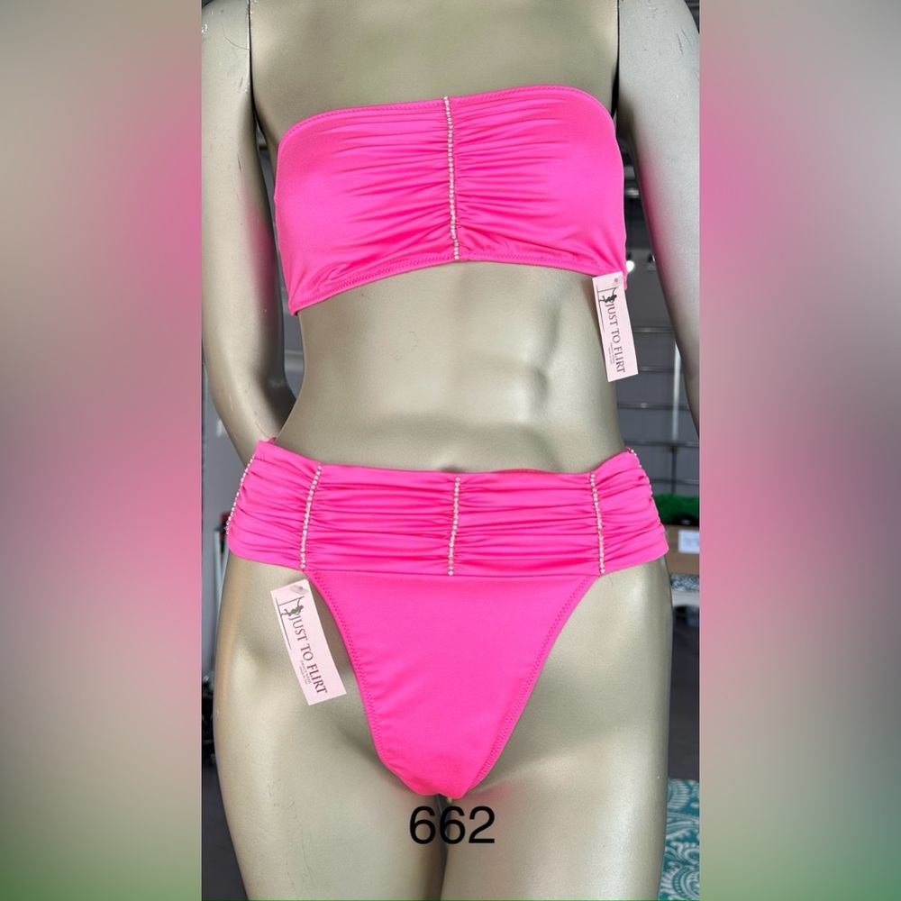 Rave Wear/ Exotic Dancewear 2Pc Rhinestone High Waist Set- NEW WITH TAGS!